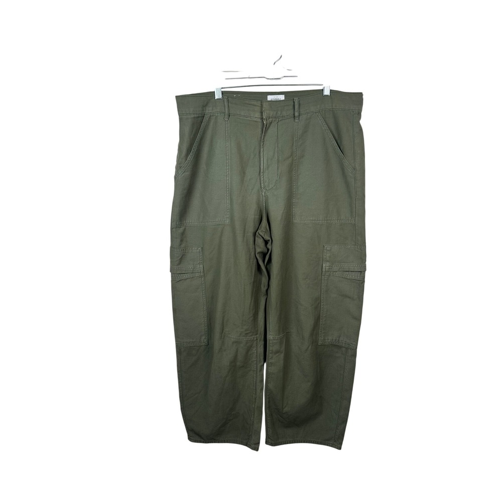 Citizens of Humanity Marcelle Cargo Pants Women 34 Green Utility Relaxed